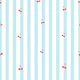 Cherry Stripe Pastel Blue