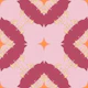 Midcentury Rose Geometric Tile