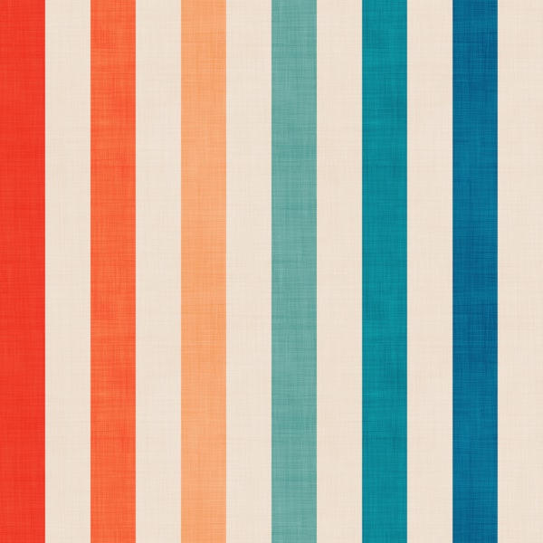 80s Retro Rainbow Stripes