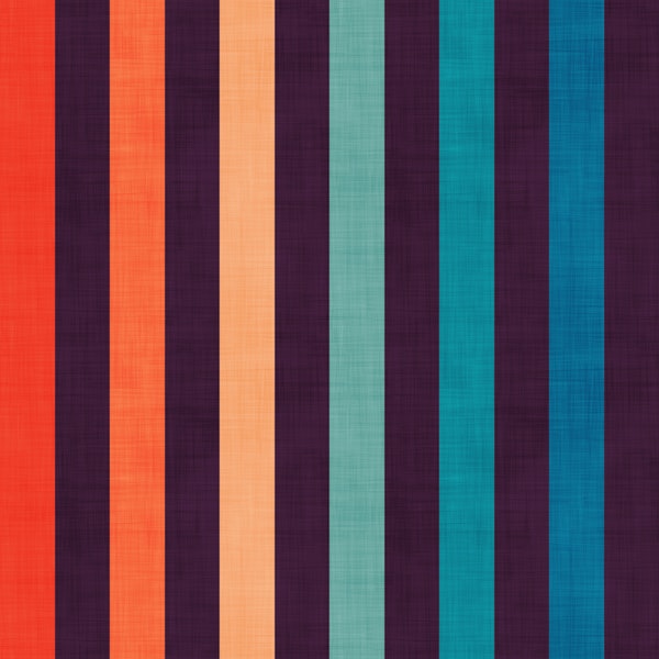 80s Bold Rainbow Stripes Dark Background