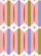Colourful Mid Century Modern Circus Stripes