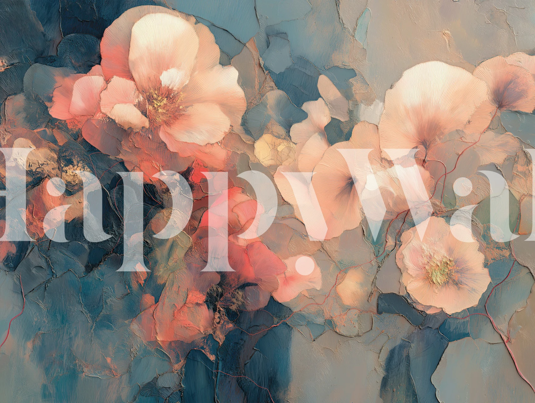 Moody Peonies papiers peint