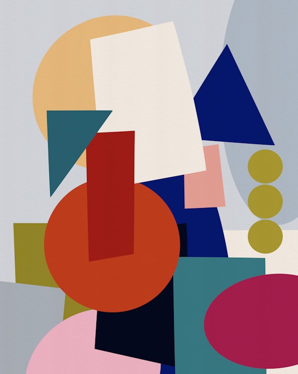 Mid Century Abstract Geometry