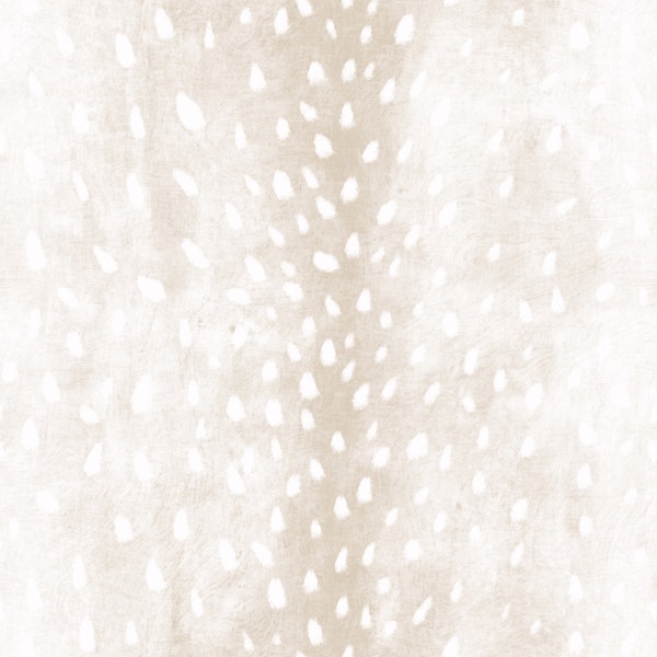 Scandi Speckled Deer Hide Dots Creamy Neutral