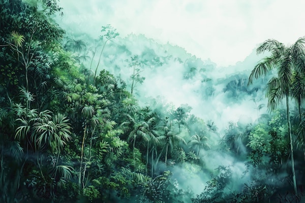 Lush Palm Forest Mist