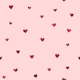 Minimal Pink Heart Confetti