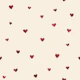 Minimal Beige Heart Confetti