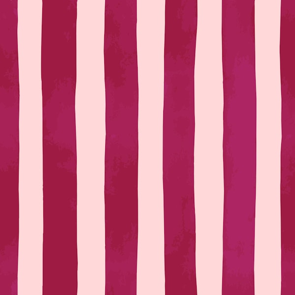 Hand Painted Vertical Stripe Magenta