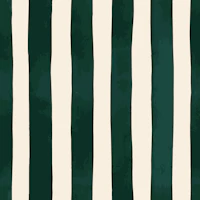 Hand Painted Vertical Stripe Green tapetit