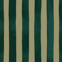 Hand Painted Vertical Stripe Moss Green tapetit