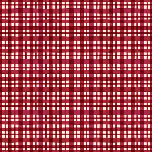 Cozy Cabin Plaid Checks Red