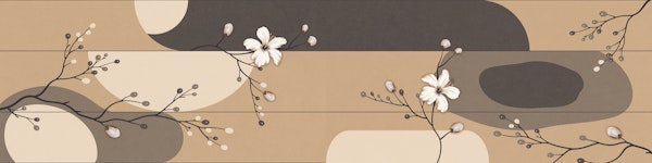 Modern Beige Floral
