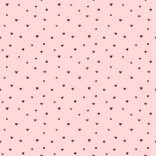 Minimal Pink Heart Confetti Mini