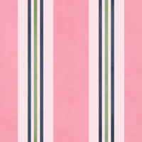 Grandmillennial ticking stripes preppy medium tapet