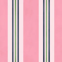 Grandmillennial ticking stripes preppy small tapet