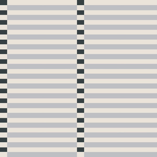 Modern Blue and White Horizontal Stripes