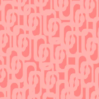 Mid Century Modern Loops Blush Pink Abstract tapet