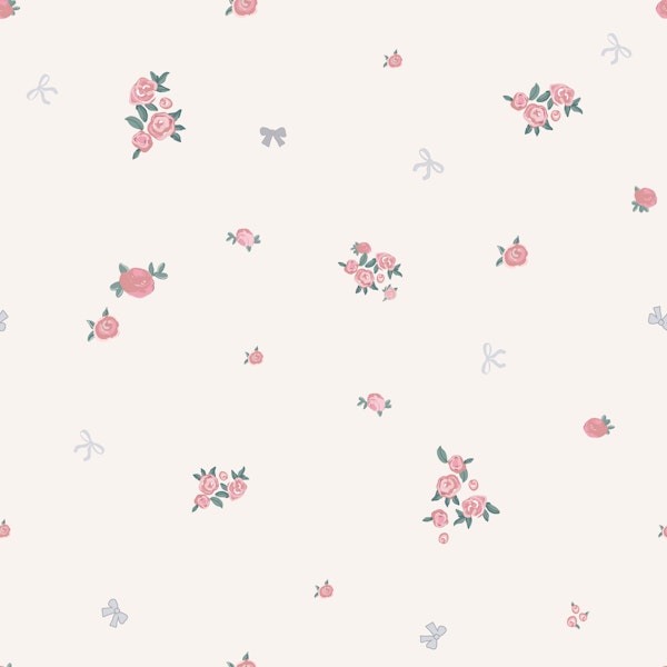 Blush Pink Roses and Bows