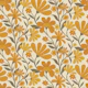Large Golden Folk Flowers Mustard Yellow