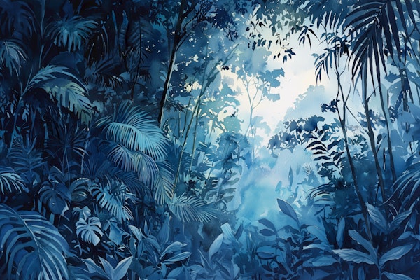 Midnight Tropical Rainforest