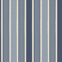 Modern Indigo Handloom Ticking Stripe tapete