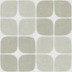 Mid Century Geometric Grid - Taupe