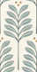 blooms and dots - dusty green bronze