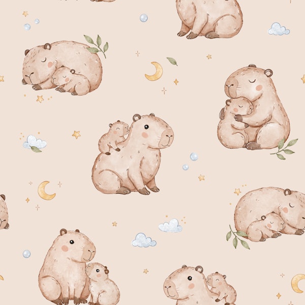 Dreamy Capybara - beige