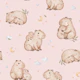 Dreamy Capybara - pink