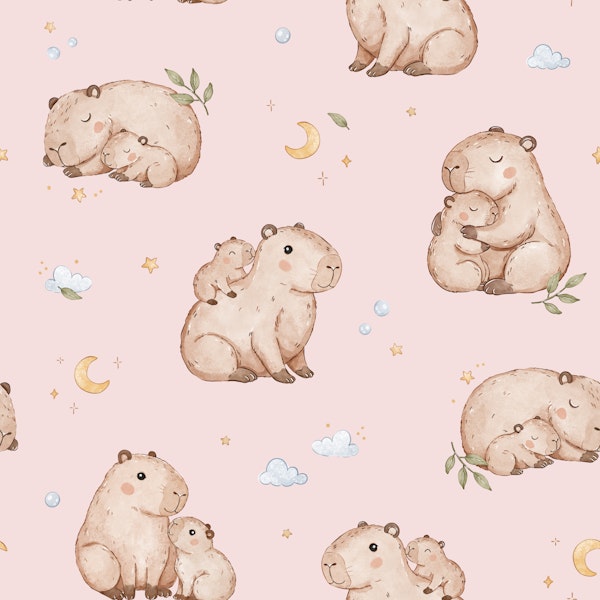 Dreamy Capybara - pink