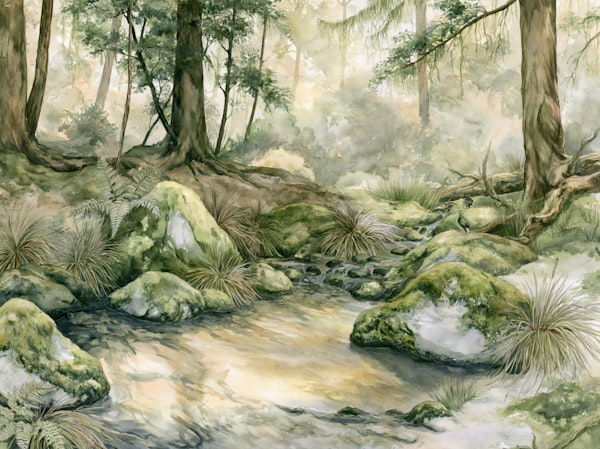 Misty Forest Creek