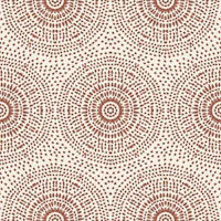 Minimal Boho Dot Medallions In Terracotta wallpaper