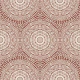 Minimal Boho Dot Medallions On Terracotta