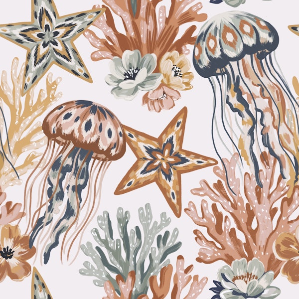 Underwater Coral Reef Botanicals