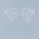 Vintage Botanical Ornament - Misty Blue