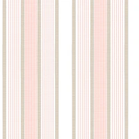 Coastal Cabana Handloom Stripes Blush wallpaper
