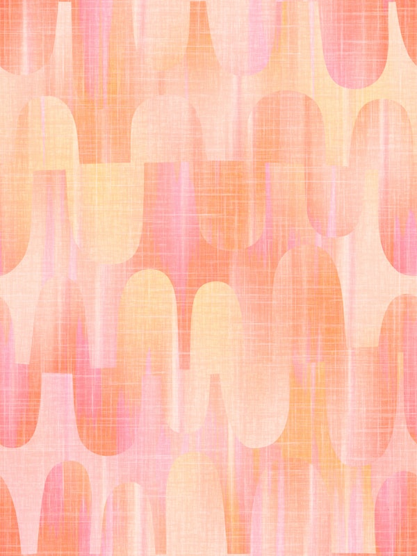 Mid Mod Boho Summer Ombre Pebbles