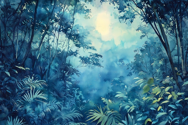 Moonlit Jungle Canopy