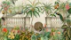 Romantic Tropical Peacock Garden 3