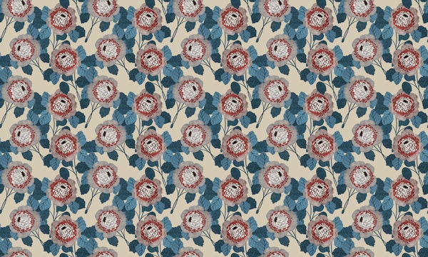 Bold Vintage Flowers