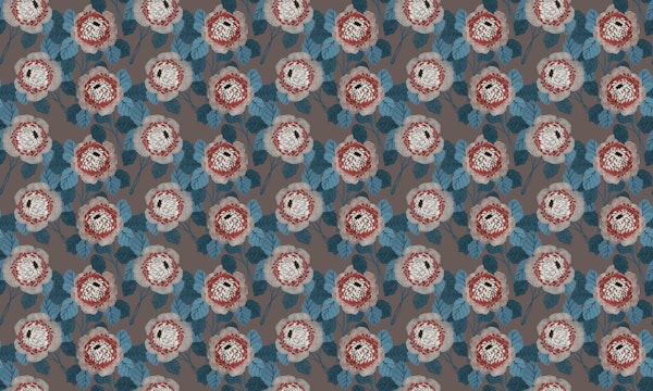 Bold Vintage flowers V