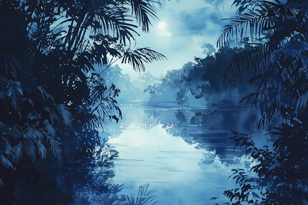 Tropical Night River Mist