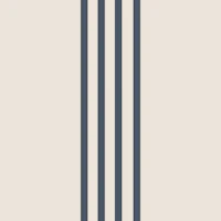 Minimal Navy Coastal Stripes on Offwhite behang