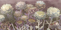 Ethereal Garden Sunset Flowers tapetas