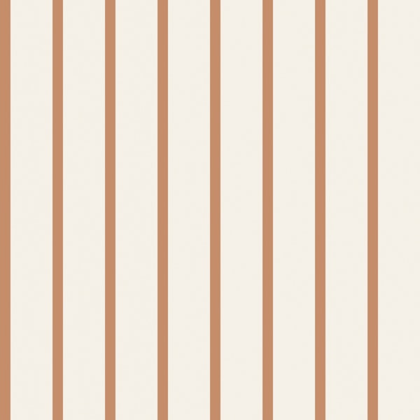 Boho Clay and Cream Stripes