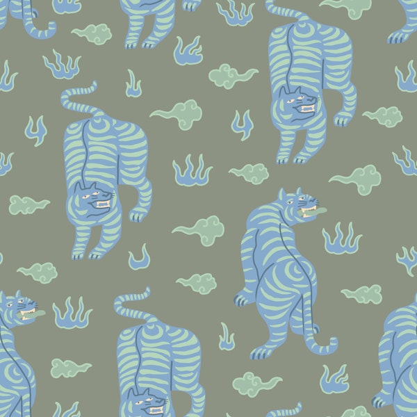 Tibetan Tiger Olive green