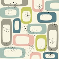 Mid Century Modern  Shapes 03 ταπετσαρία