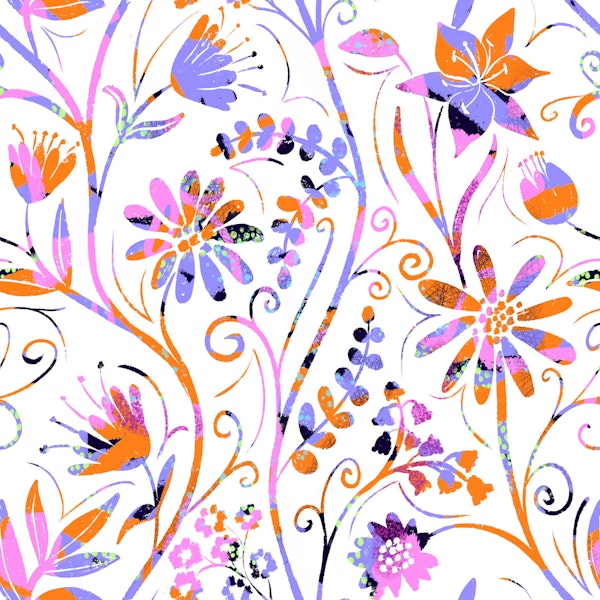 Modern Folk Floral Summer