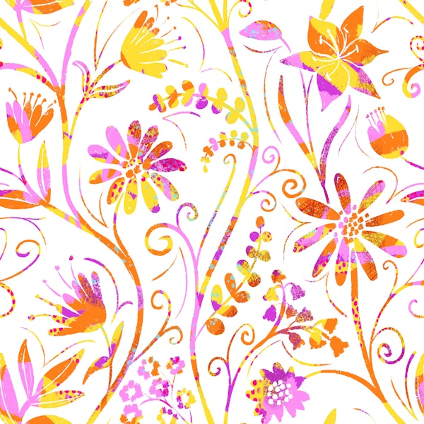 Modern Folk Floral Spring