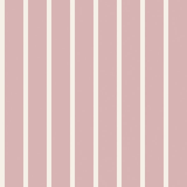 Dusty Rose Vertical Stripe